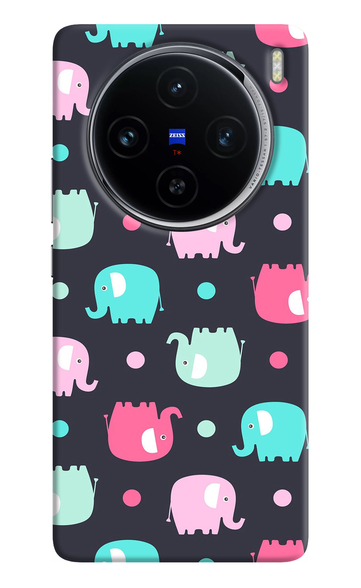 Elephants Vivo X100 Back Cover