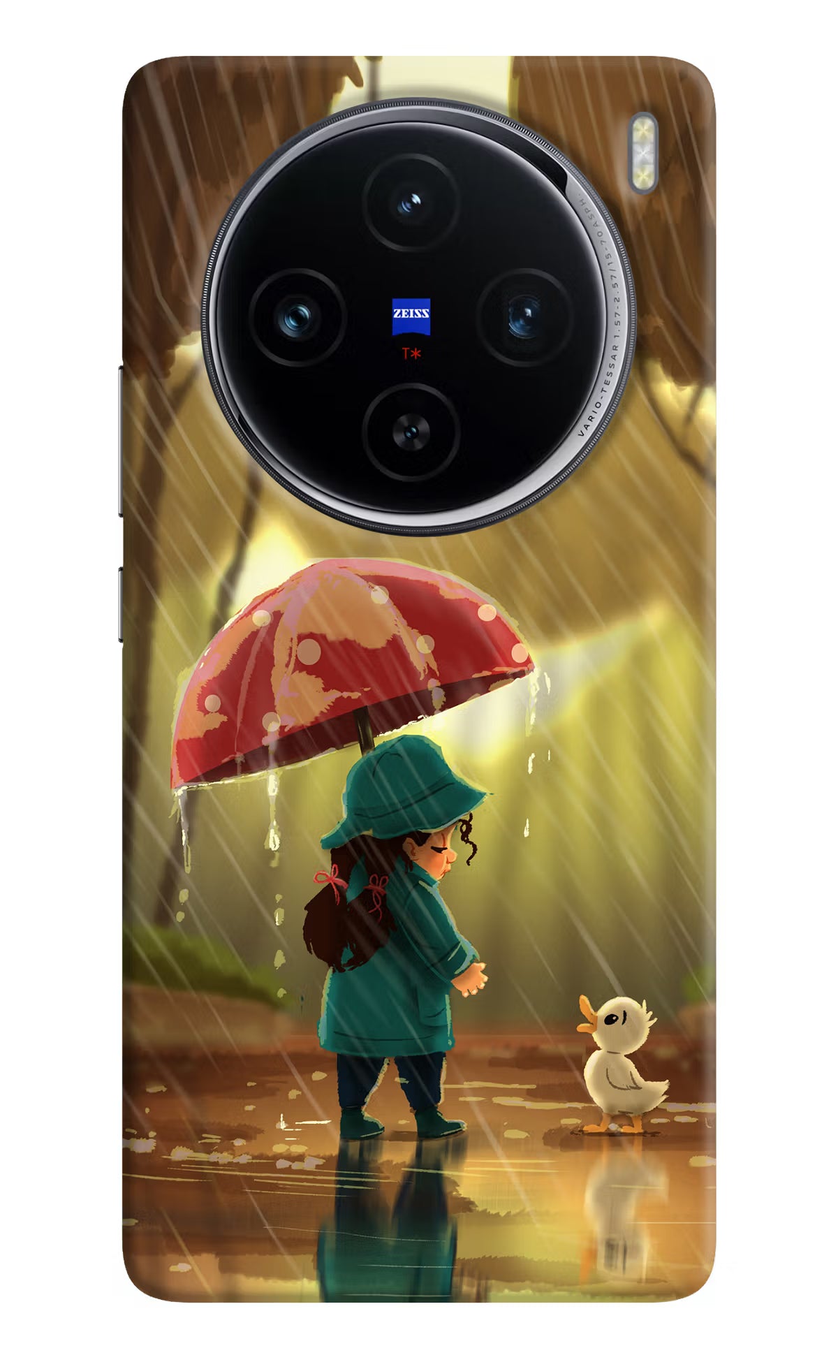 Rainy Day Vivo X100 Hard Case Back Cover by Casekaro