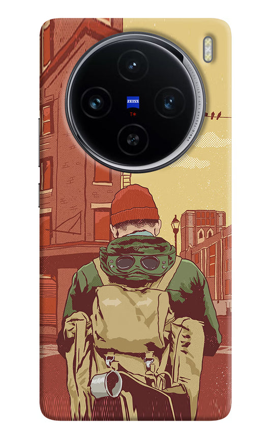 Adventurous Vivo X100 Hard Case Back Cover by Casekaro