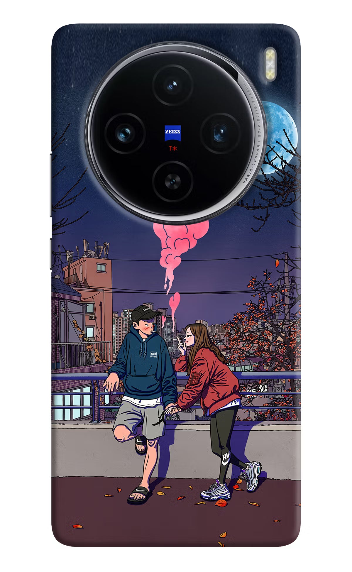 Chilling Couple Vivo X100 Hard Case Back Cover by Casekaro