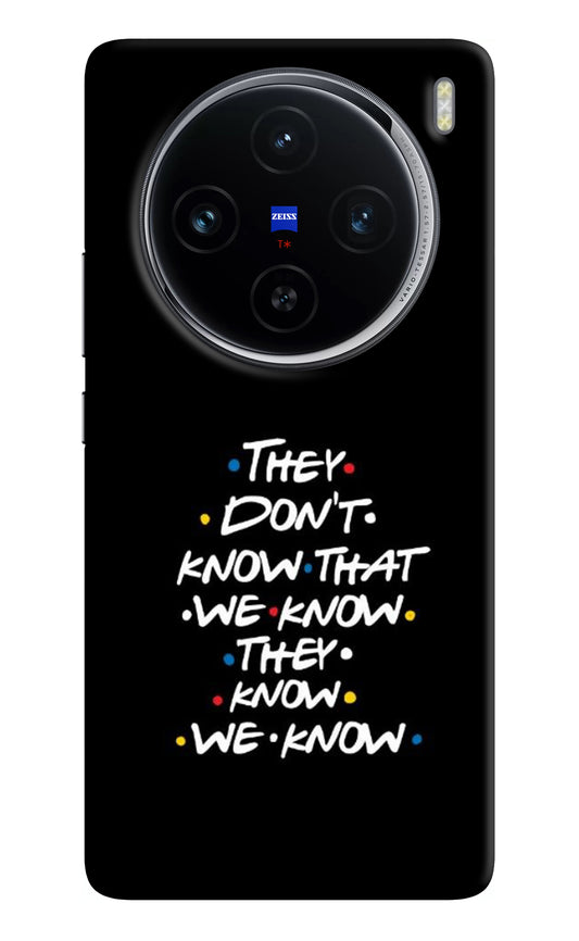 FRIENDS Dialogue Vivo X100 Back Cover