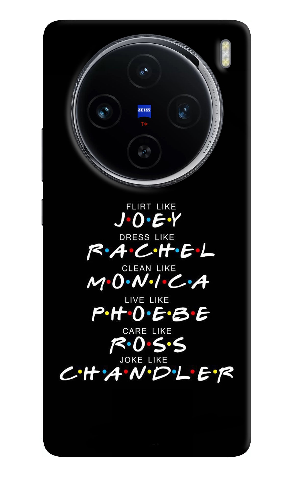 FRIENDS Character Vivo X100 Back Cover