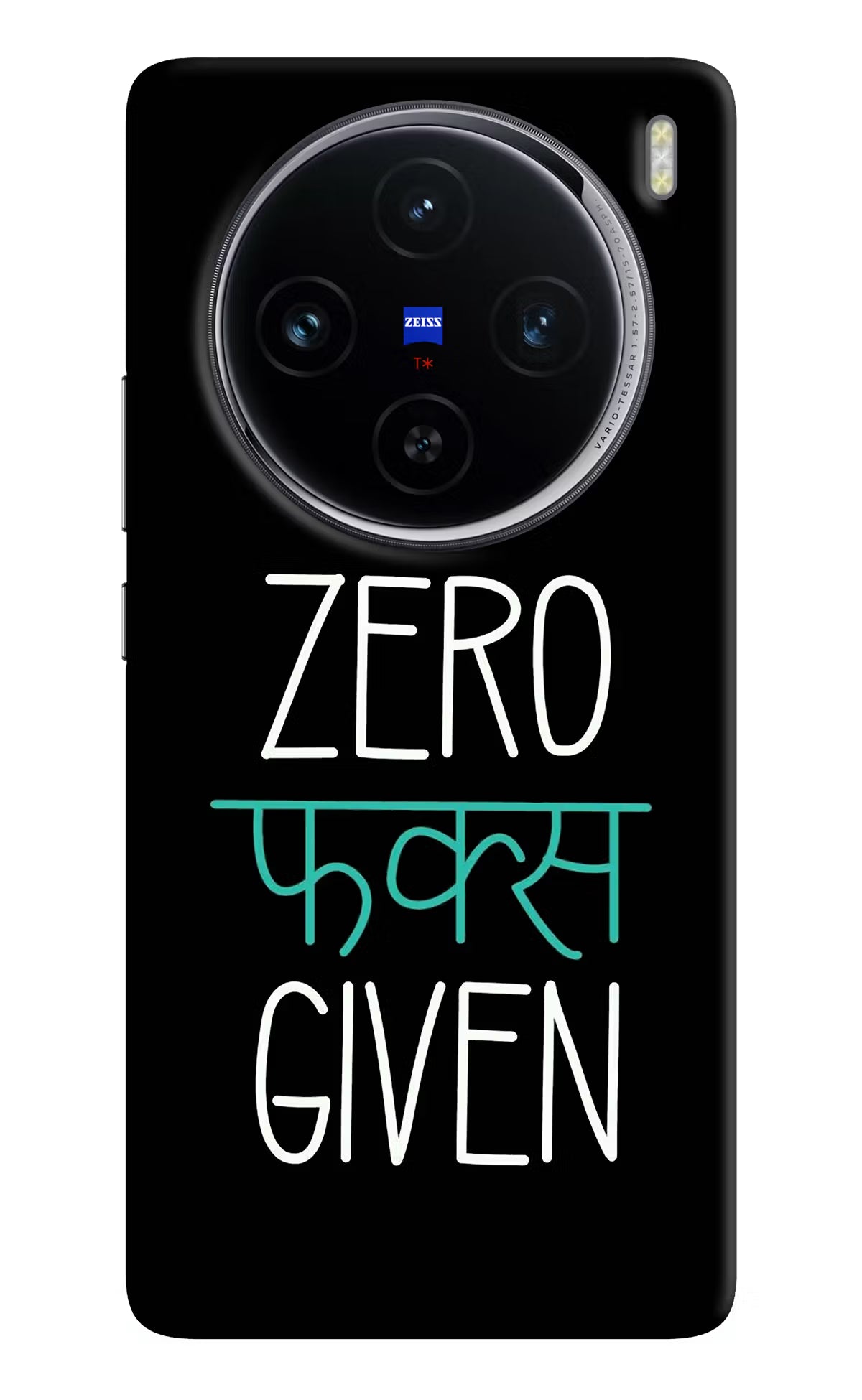 Zero Fucks Given Vivo X100 Hard Case Back Cover by Casekaro