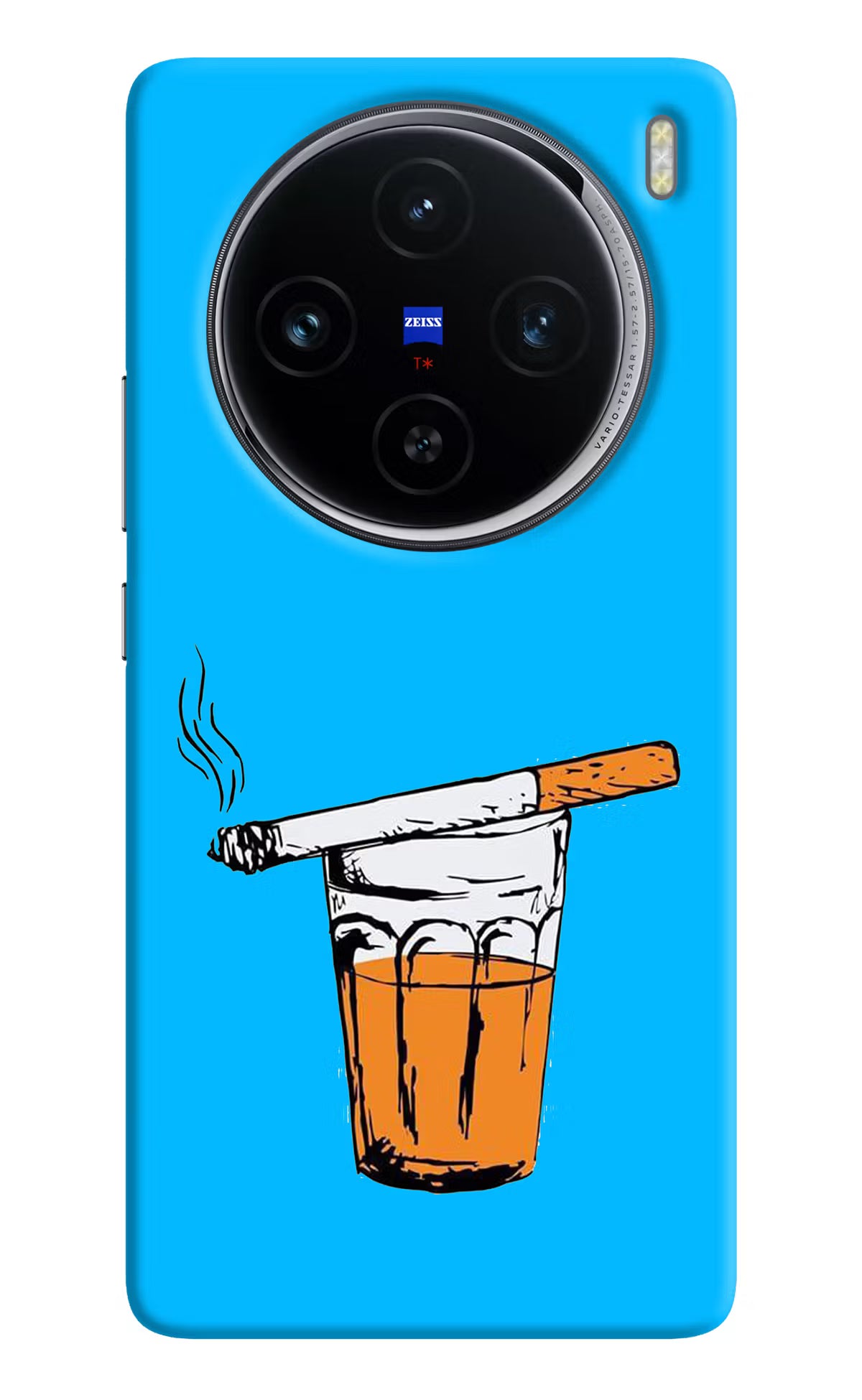 Chai Sutta Vivo X100 Hard Case Back Cover by Casekaro