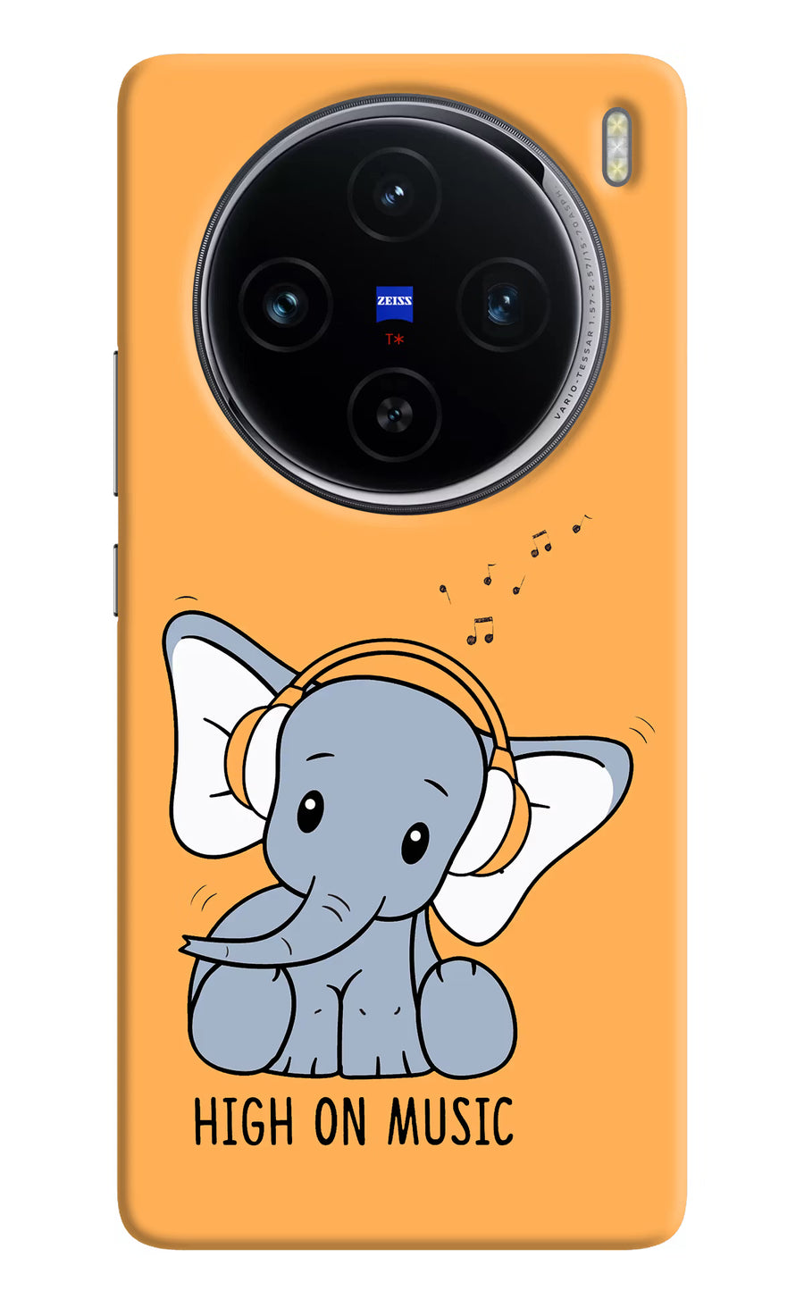 High On Music Vivo X100 Back Cover, Hard case
