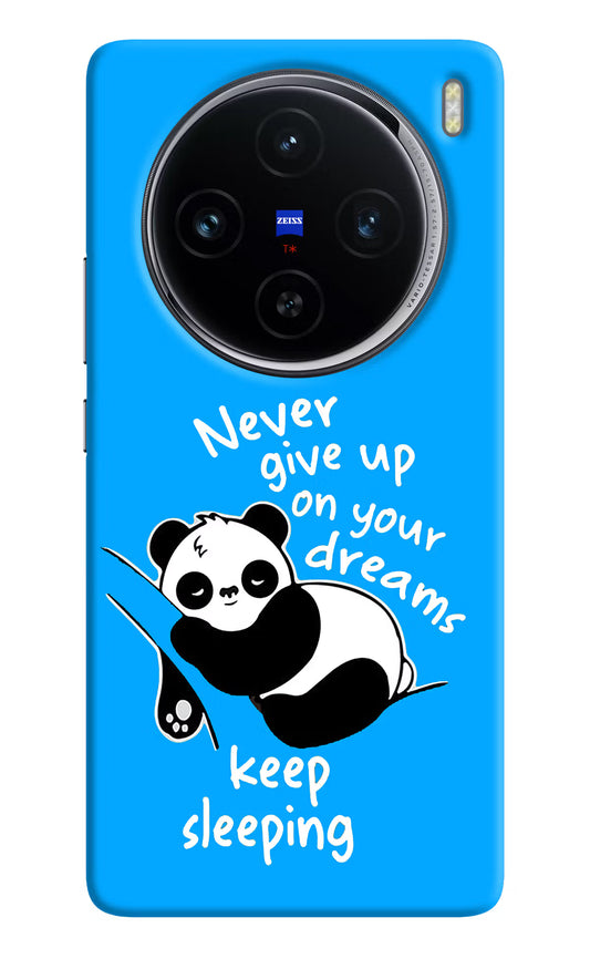 Keep Sleeping Vivo X100 Hard Case Back Cover by Casekaro