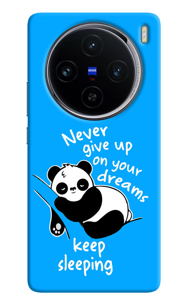 Keep Sleeping Vivo X100 Hard Case Back Cover by Casekaro