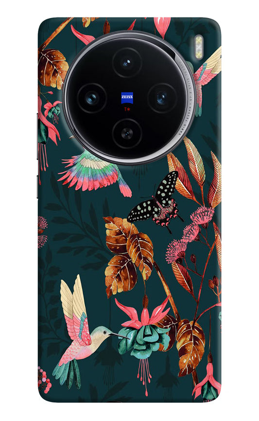Birds Vivo X100 Hard Case Back Cover by Casekaro
