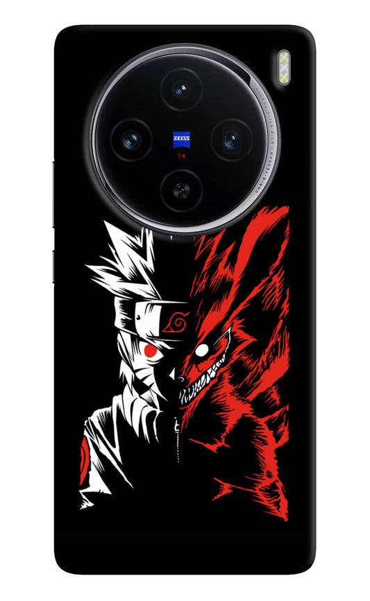 Naruto Two Face Vivo X100 Hard Case Back Cover by Casekaro