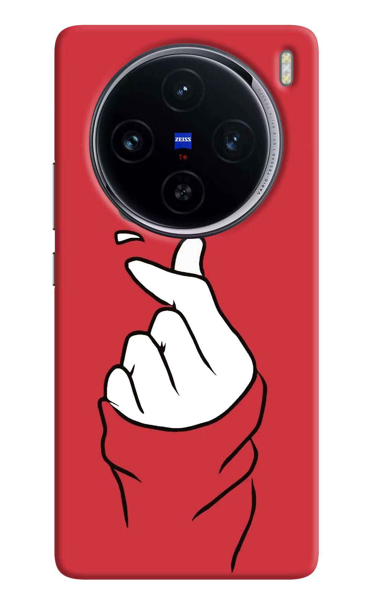 Korean Love Sign Vivo X100 Hard Case Back Cover by Casekaro