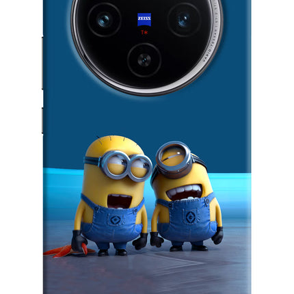 Minion Laughing Vivo X100 Hard Case Back Cover by Casekaro