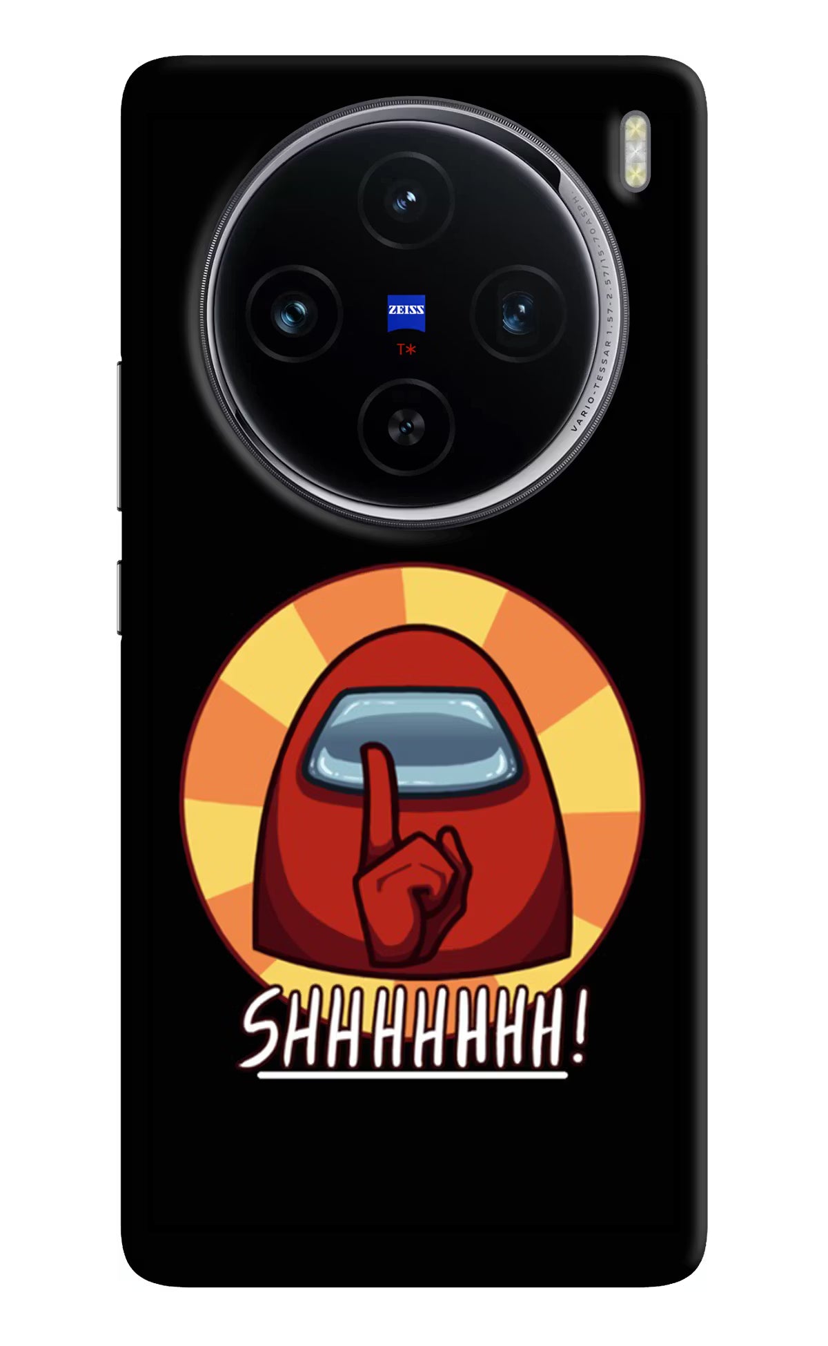 Among Us Shhh! Vivo X100 Hard Case Back Cover by Casekaro