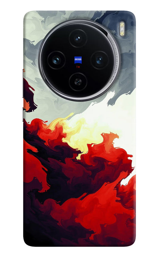 Fire Cloud Vivo X100 Hard Case Back Cover by Casekaro
