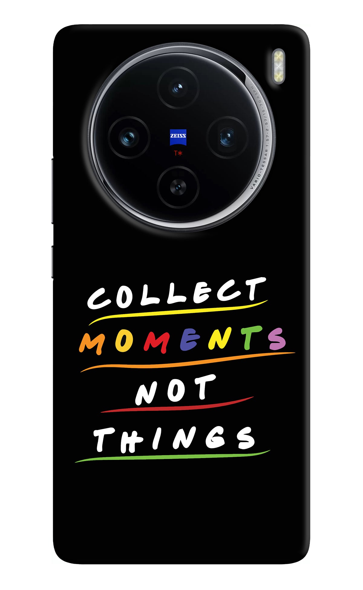 Collect Moments Not Things Vivo X100 Back Cover