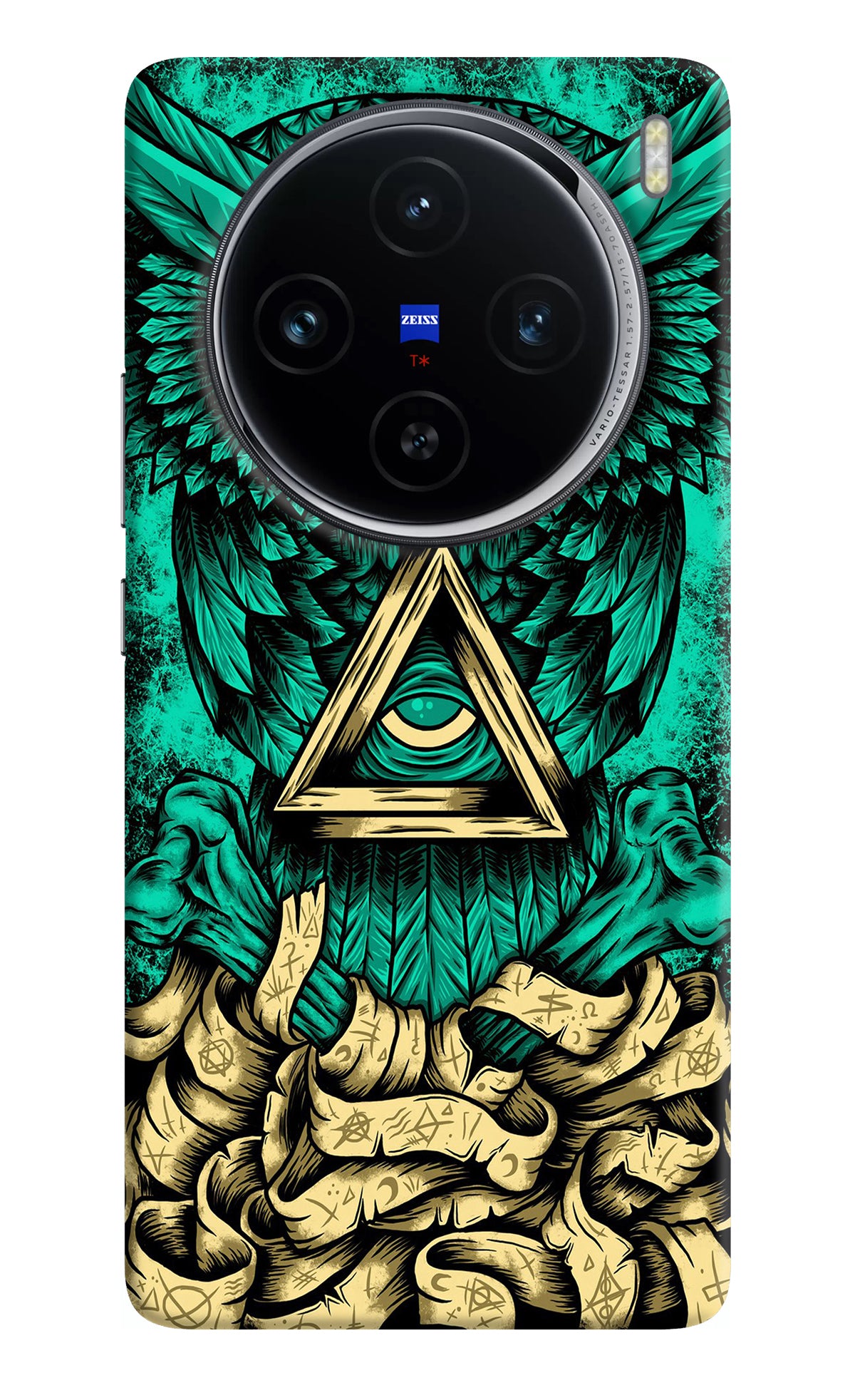 Green Owl Vivo X100 Back Cover