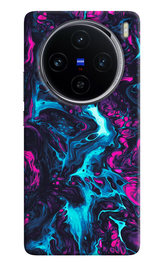 Abstract Vivo X100 Hard Case Back Cover by Casekaro