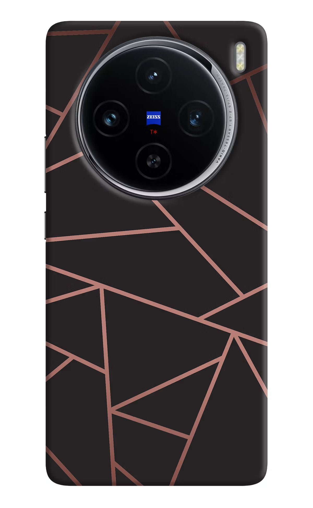 Geometric Pattern Vivo X100 Hard Case Back Cover by Casekaro