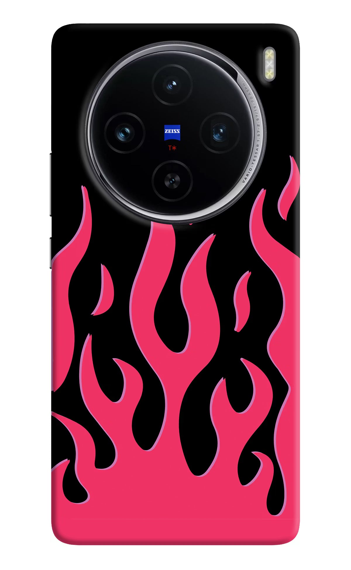 Fire Flames Vivo X100 Hard Case Back Cover by Casekaro