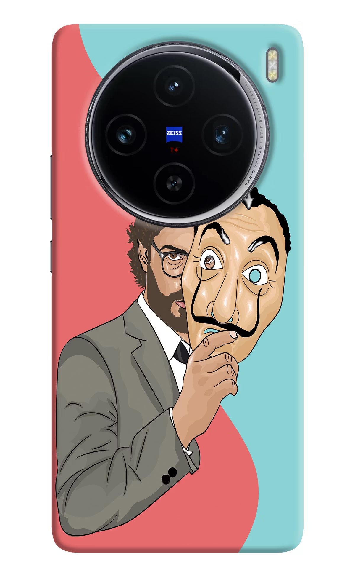 Professor Vivo X100 Hard Case Back Cover by Casekaro