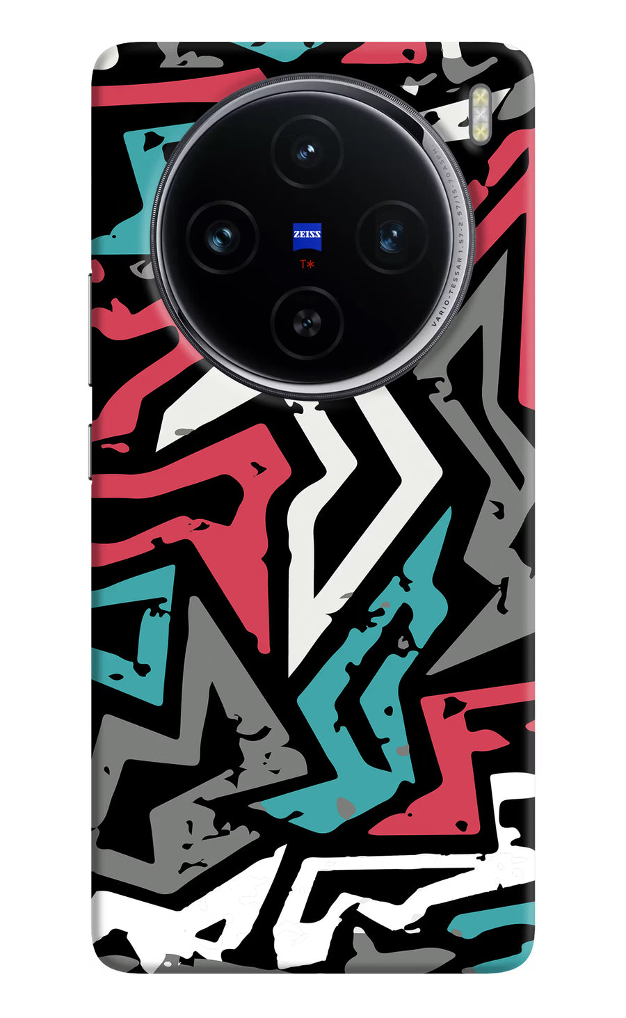 Geometric Graffiti Vivo X100 Back Cover, Hard case