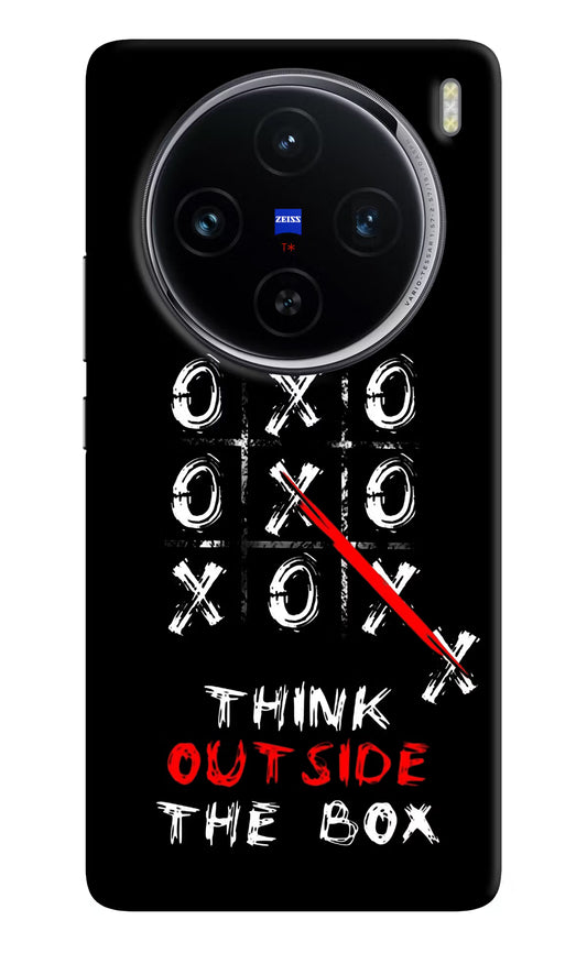 Think out of the BOX Vivo X100 Hard Case Back Cover by Casekaro