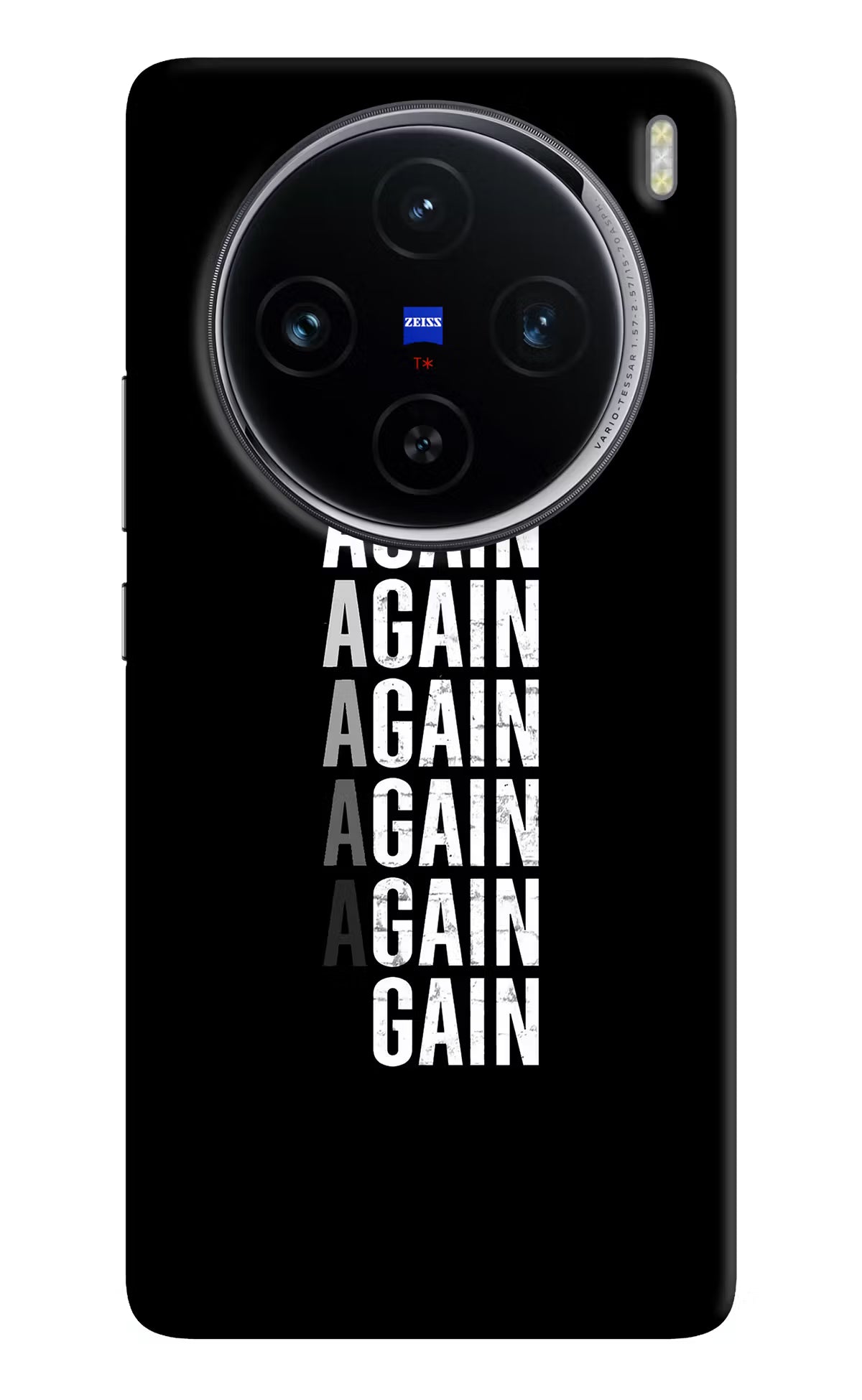 Again Again Gain Vivo X100 Hard Case Back Cover by Casekaro