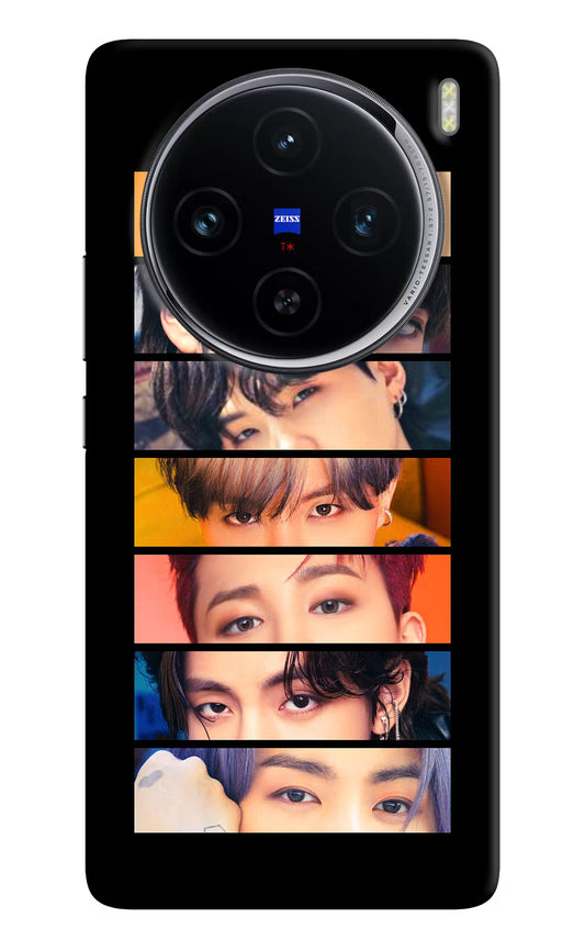 BTS Eyes Vivo X100 Hard Case Back Cover by Casekaro