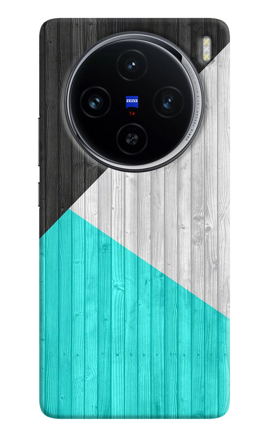 Wooden Abstract Vivo X100 Back Cover