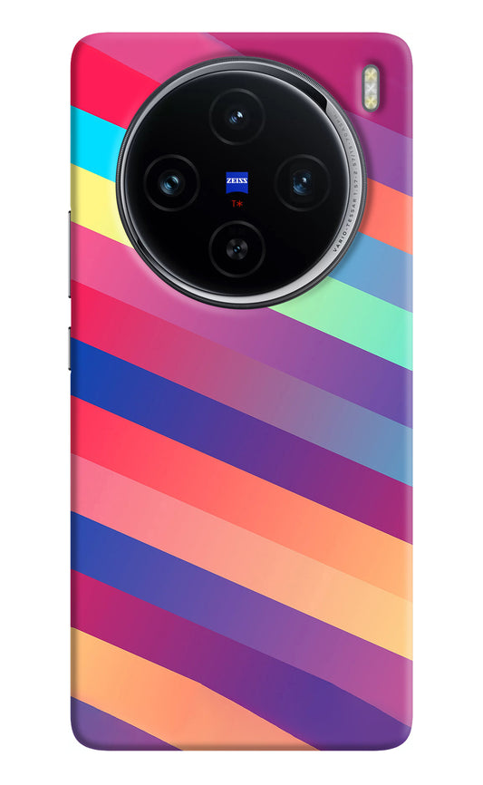 Stripes color Vivo X100 Back Cover