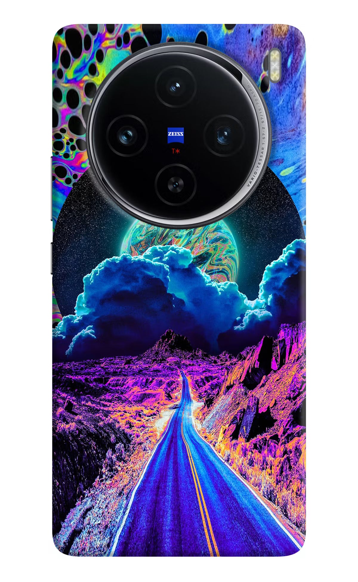 Psychedelic Painting Vivo X100 Hard Case Back Cover by Casekaro