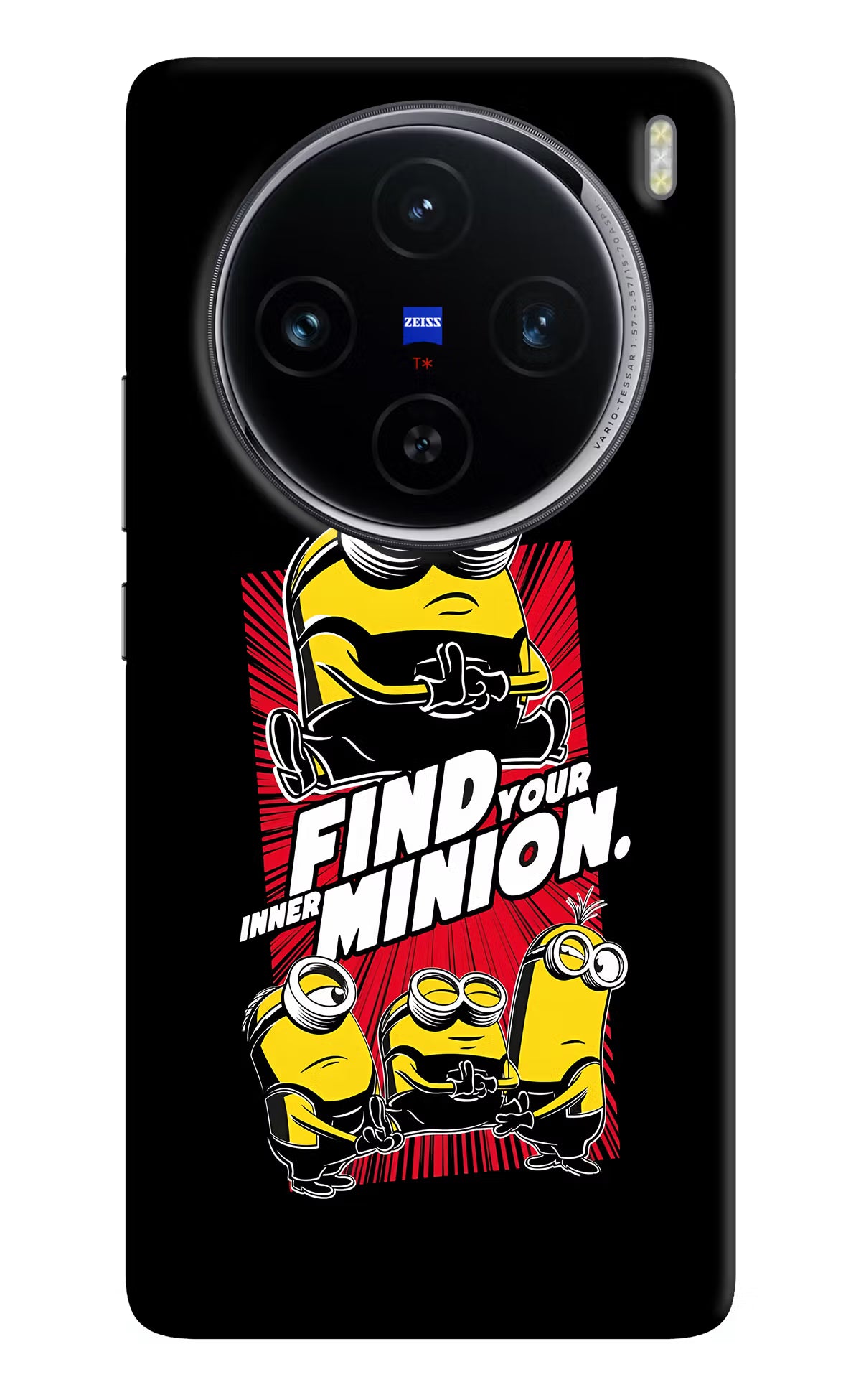 Find your inner Minion Vivo X100 Hard Case Back Cover by Casekaro