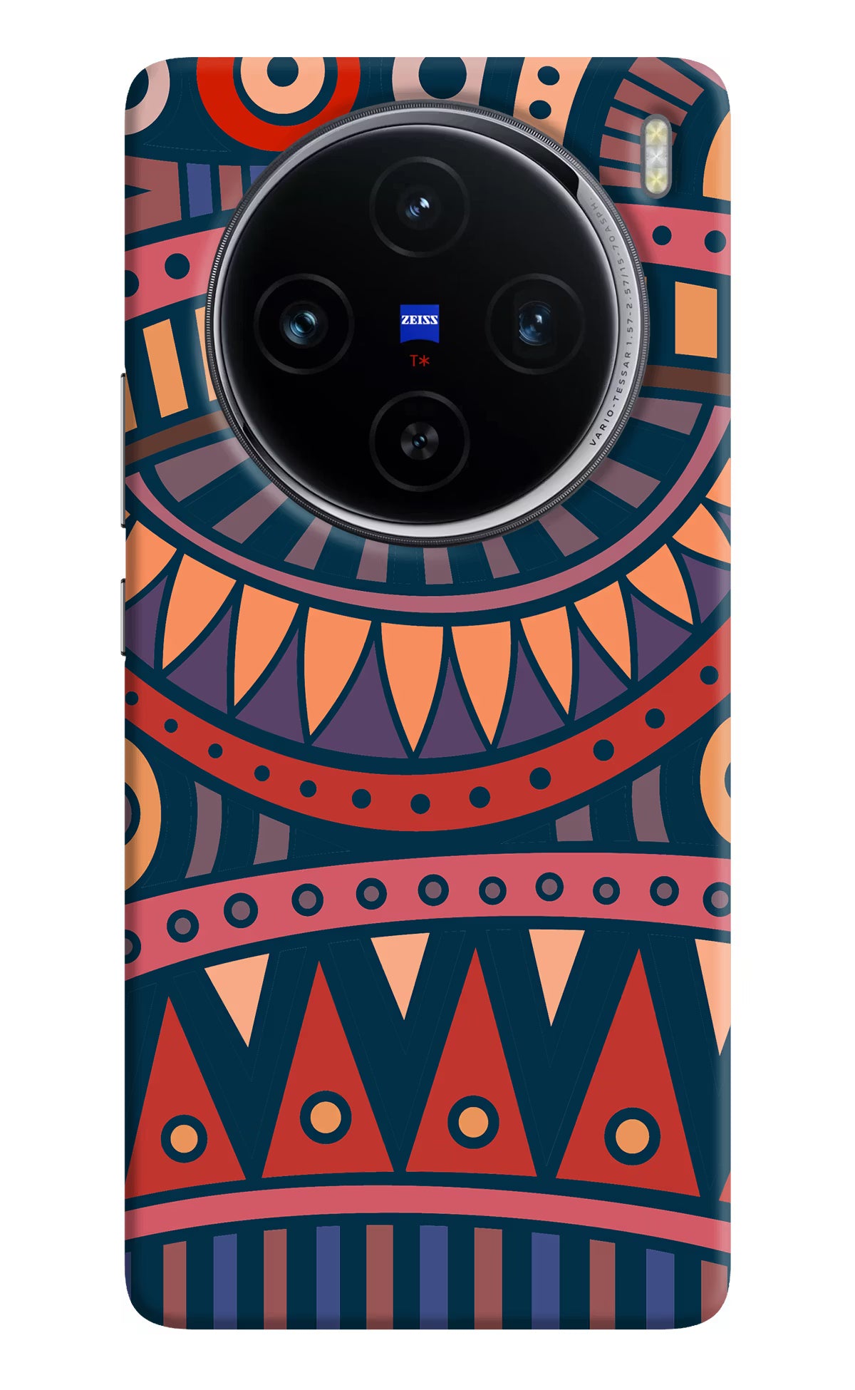 African Culture Design Vivo X100 Hard Case Back Cover by Casekaro