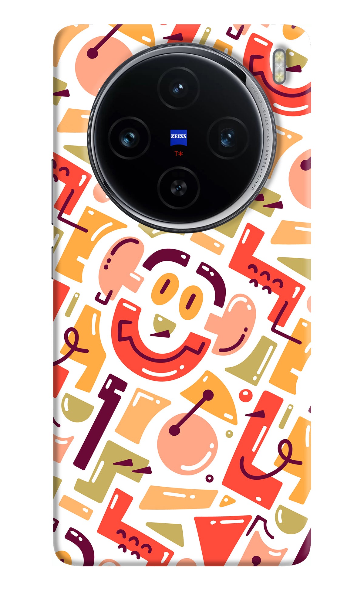 Doodle Pattern Vivo X100 Back Cover