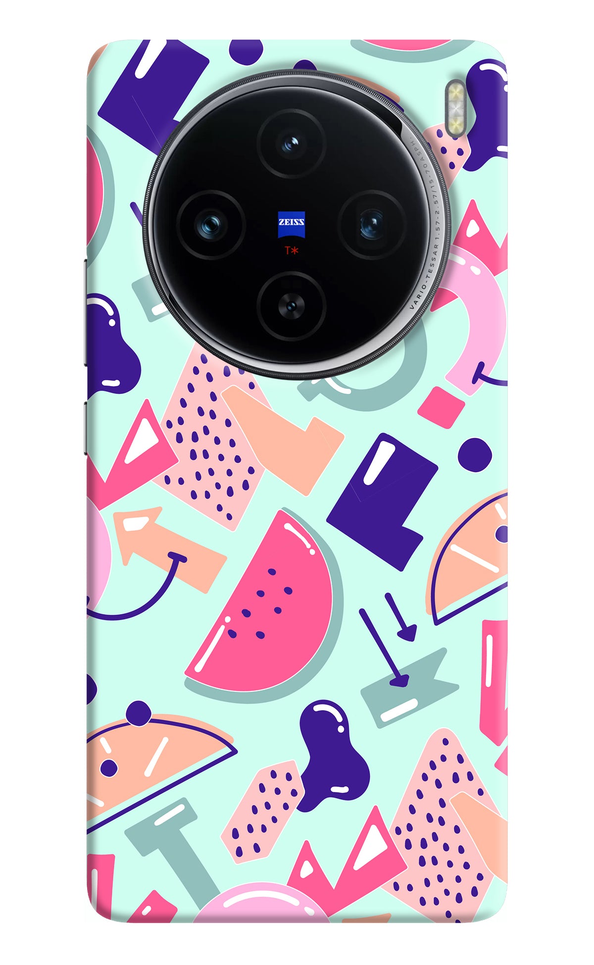 Doodle Pattern Vivo X100 Back Cover