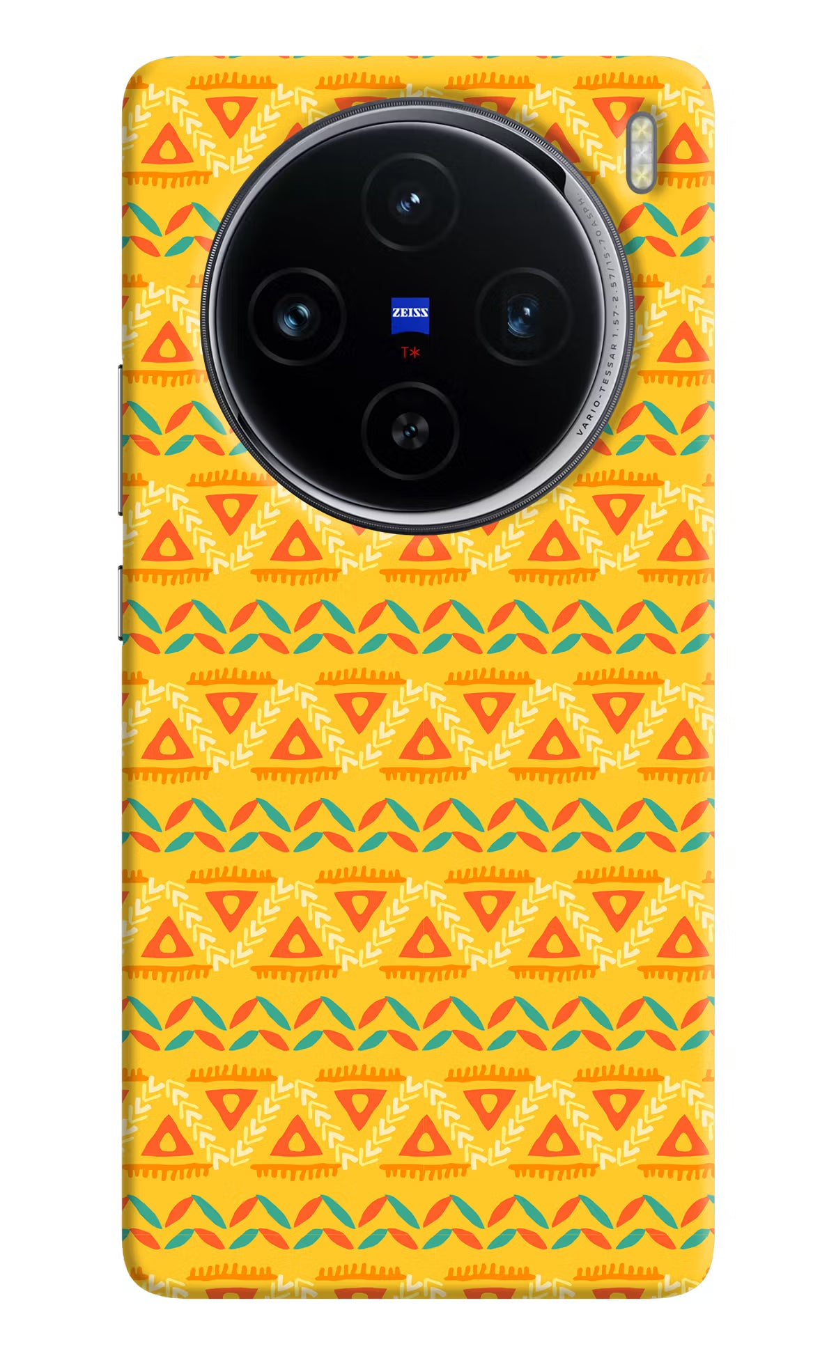 Tribal Pattern Vivo X100 Hard Case Back Cover by Casekaro