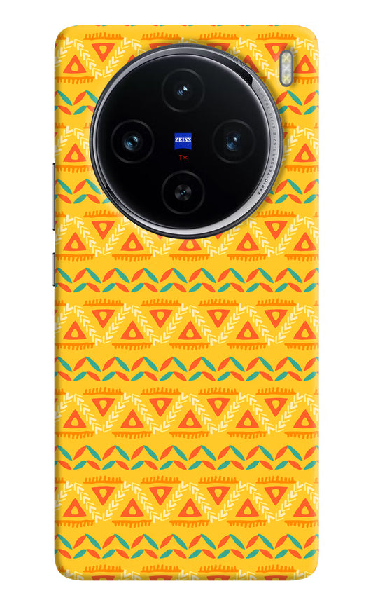 Tribal Pattern Vivo X100 Hard Case Back Cover by Casekaro