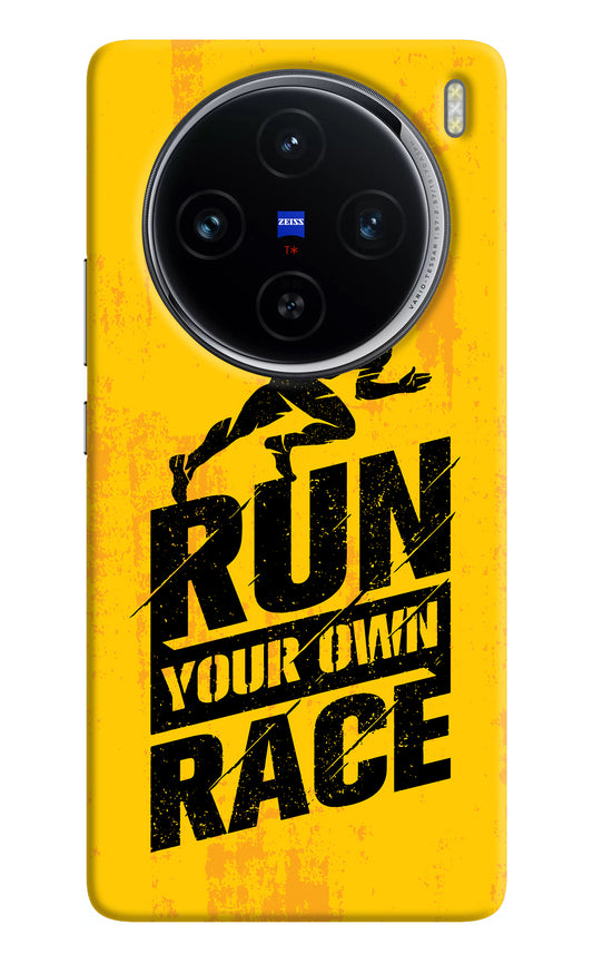 Run Your Own Race Vivo X100 Back Cover