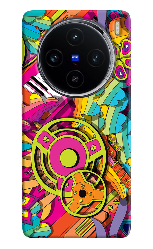 Music Doodle Vivo X100 Back Cover