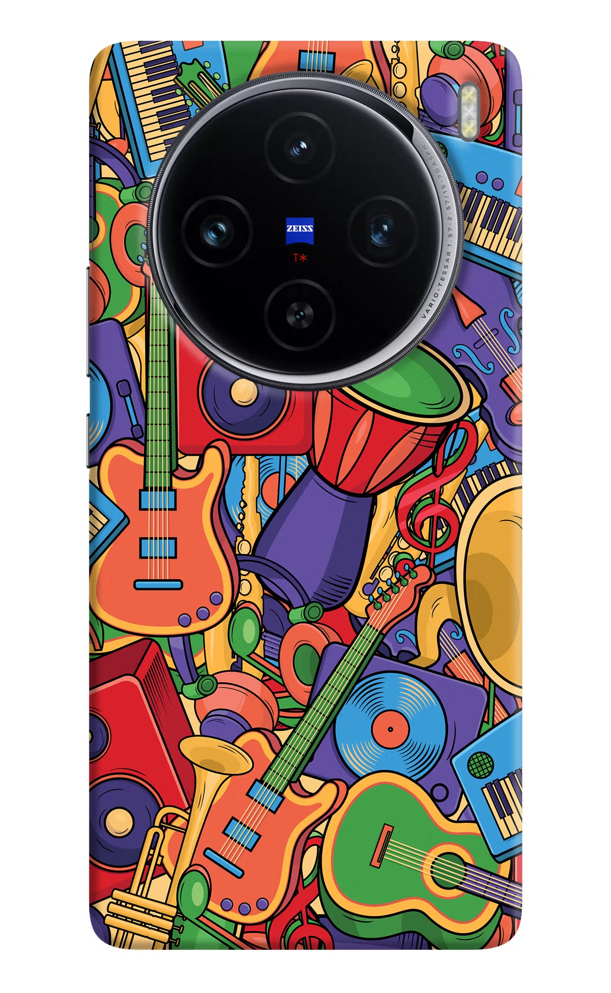 Music Instrument Doodle Vivo X100 Hard Case Back Cover by Casekaro