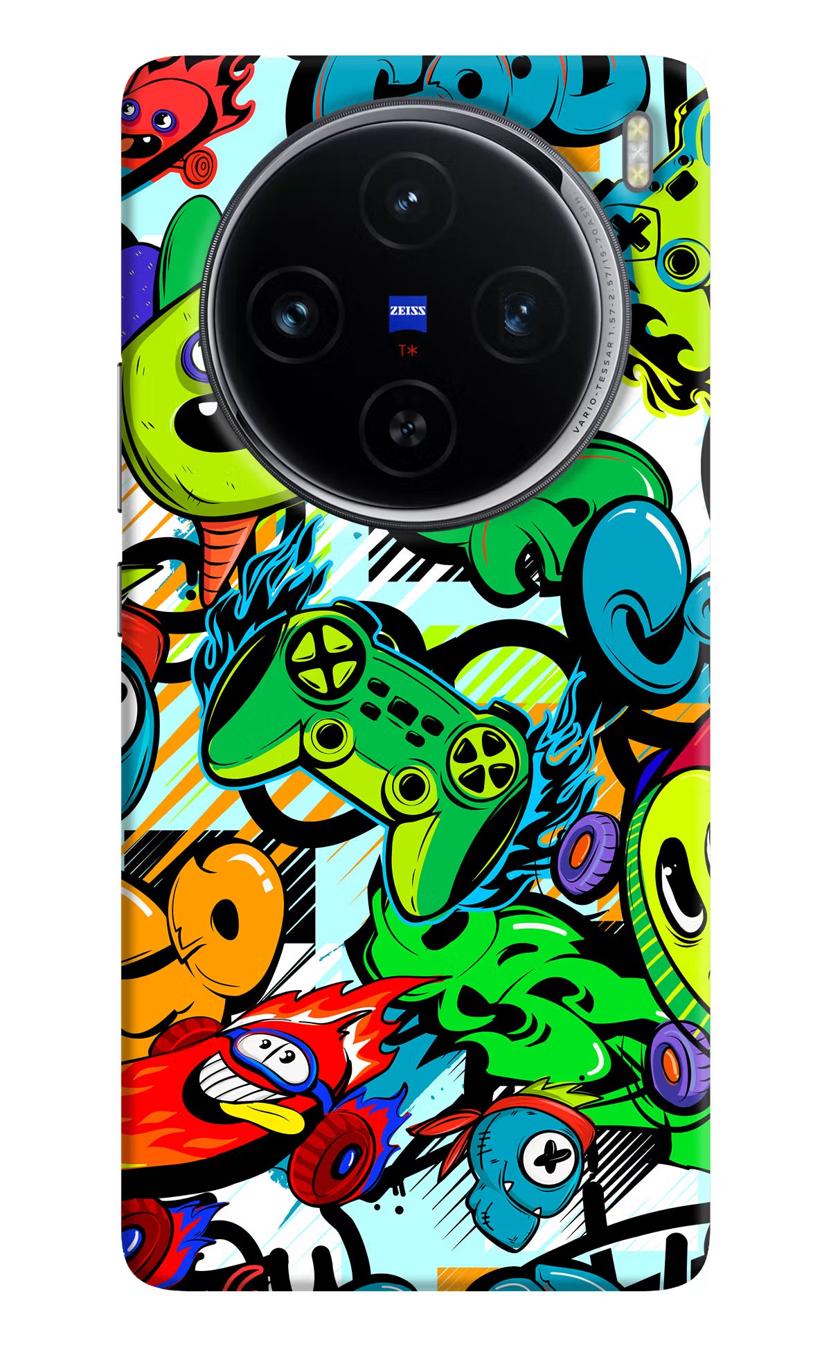 Game Doodle Vivo X100 Hard Case Back Cover by Casekaro