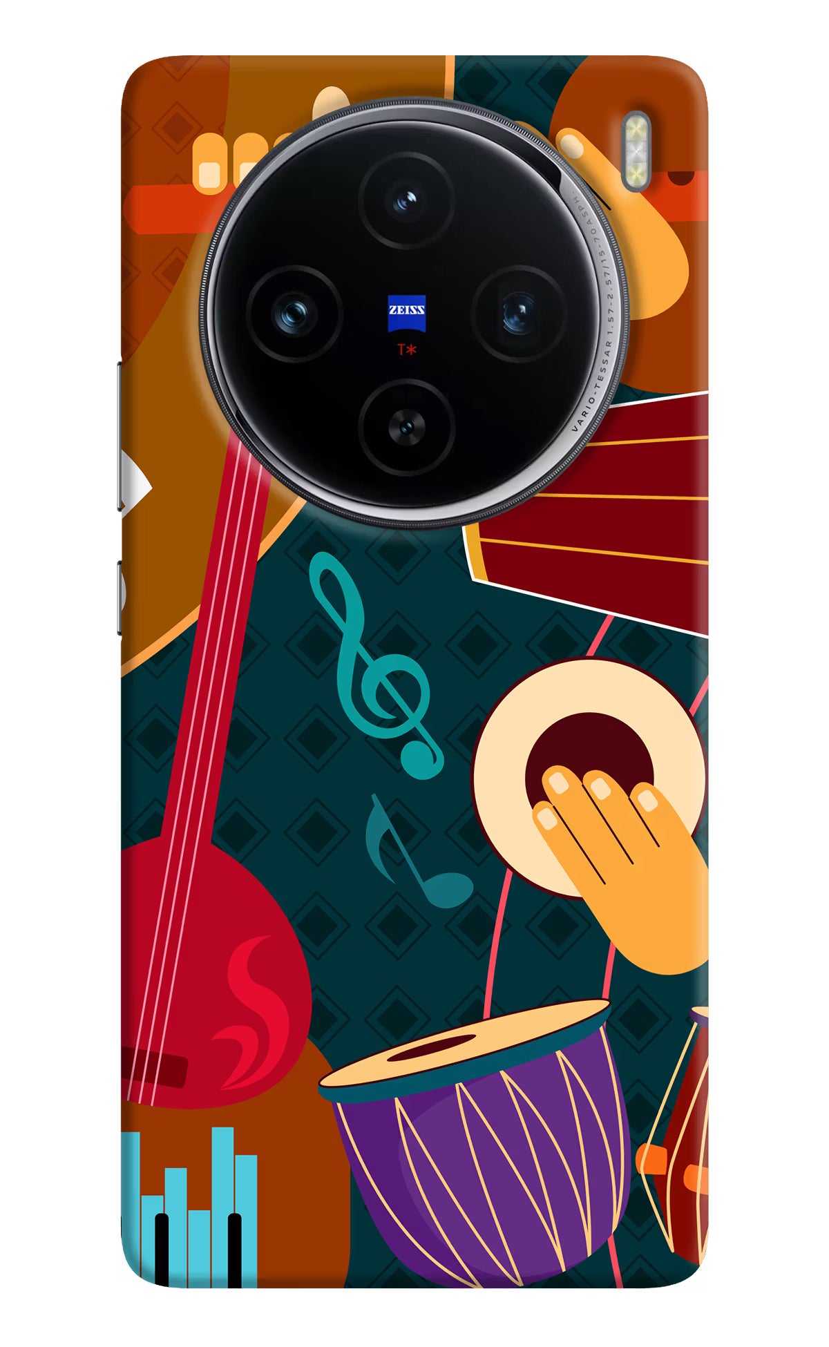 Music Instrument Vivo X100 Hard Case Back Cover by Casekaro