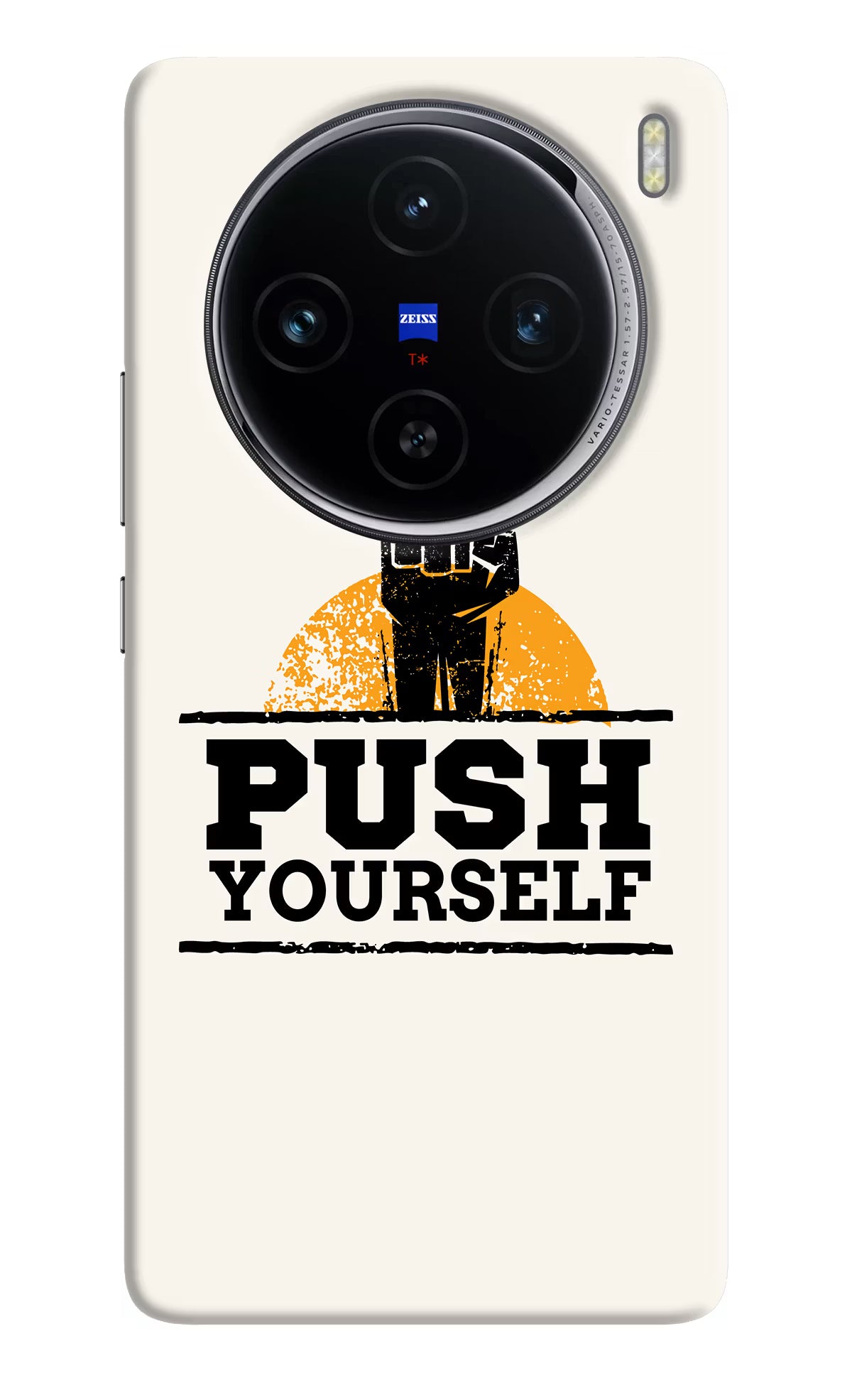 Push Yourself Vivo X100 Hard Case Back Cover by Casekaro