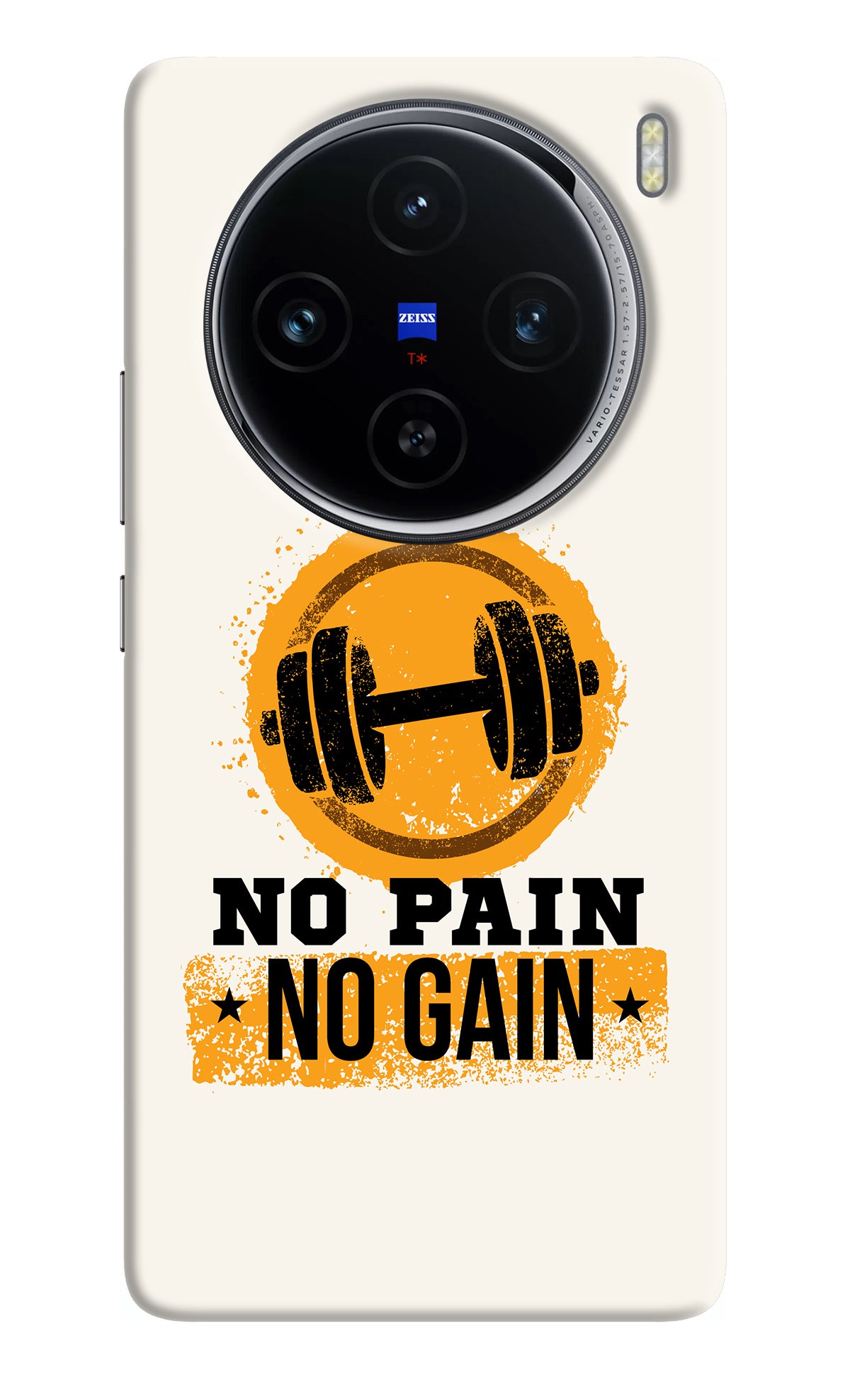 No Pain No Gain Vivo X100 Back Cover