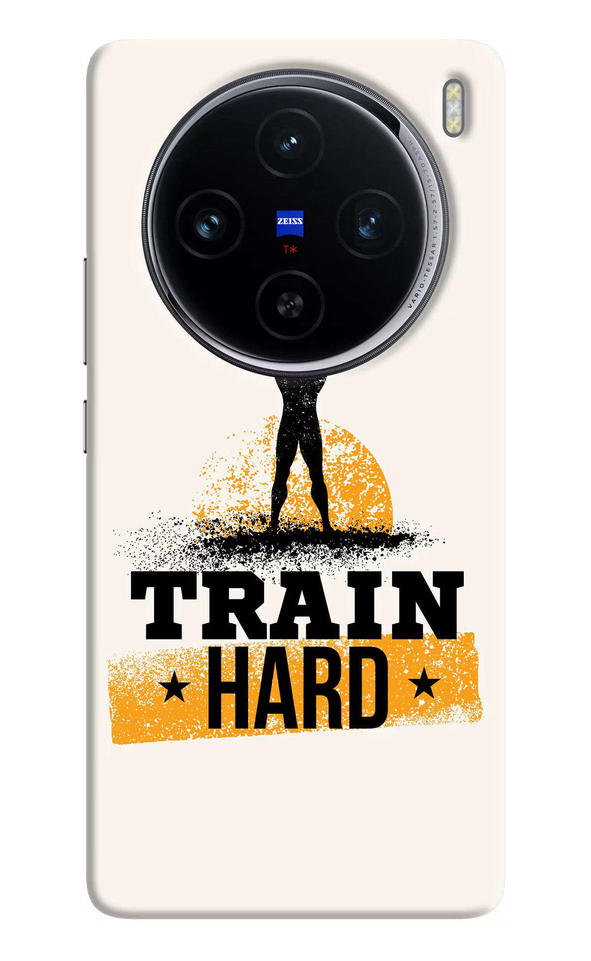 Train Hard Vivo X100 Hard Case Back Cover by Casekaro