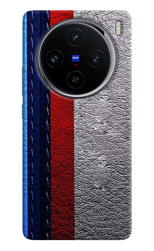BMW Stripes Vivo X100 Hard Case Back Cover by Casekaro