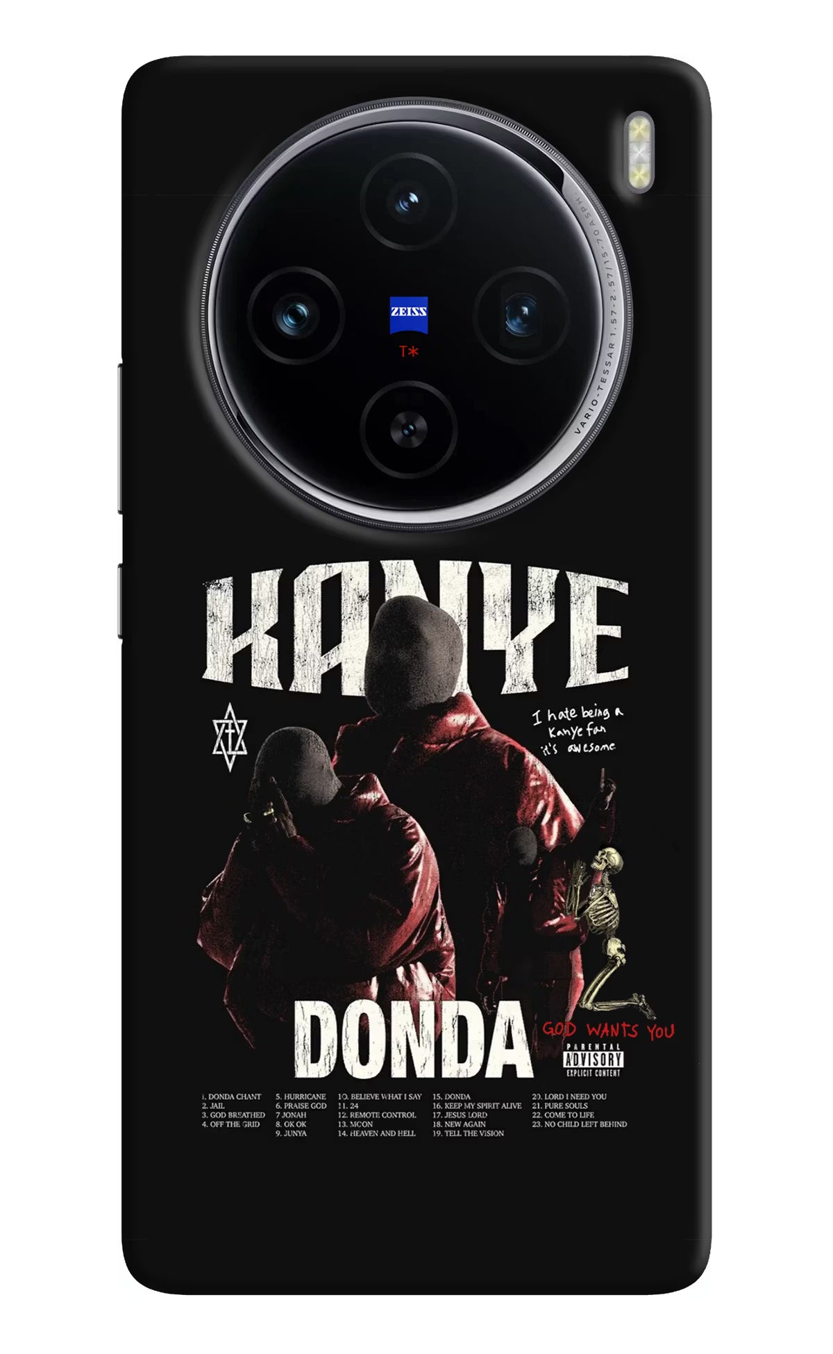 Donda Kanye West Vivo X100 Hard Case Back Cover by Casekaro