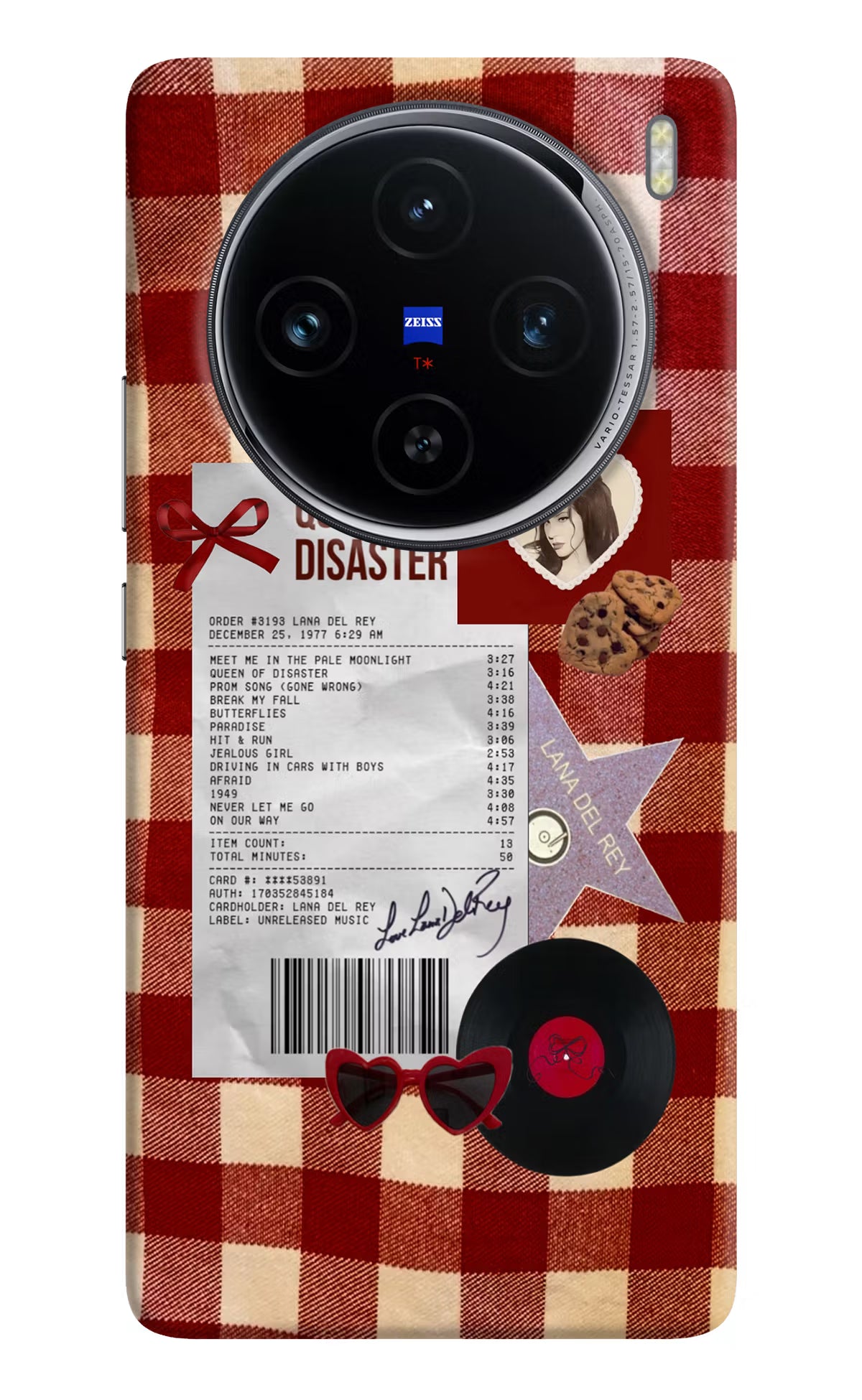 Queen of Disaster Vivo X100 Hard Case Back Cover by Casekaro