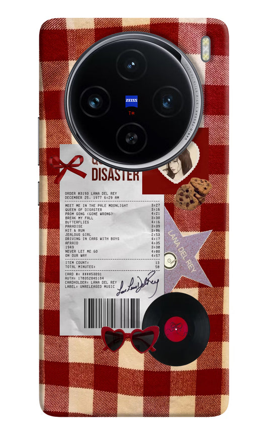 Queen of Disaster Vivo X100 Hard Case Back Cover by Casekaro
