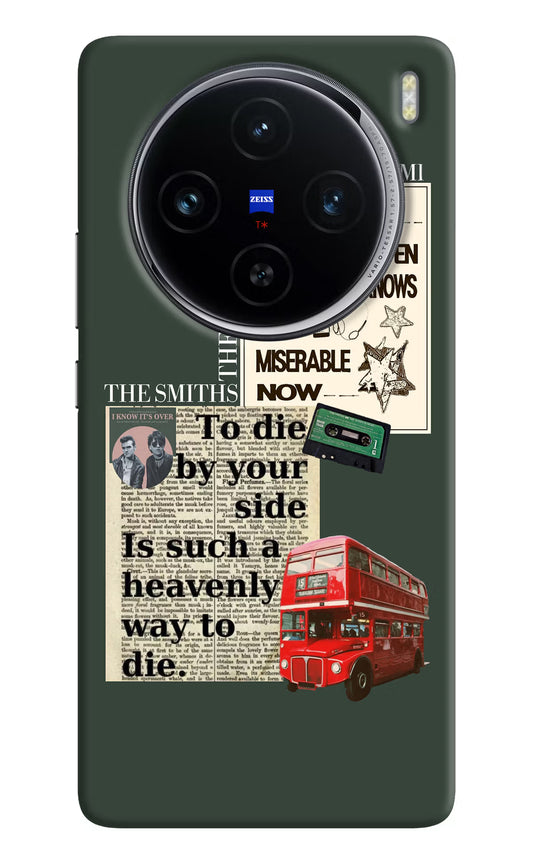 The Smiths Vivo X100 Hard Case Back Cover by Casekaro