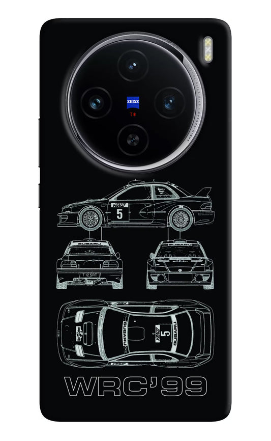 WRC'99 Vivo X100 Hard Case Back Cover by Casekaro